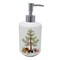 Caroline's Treasures Basset Hound Christmas Tree Ceramic Soap Dispenser